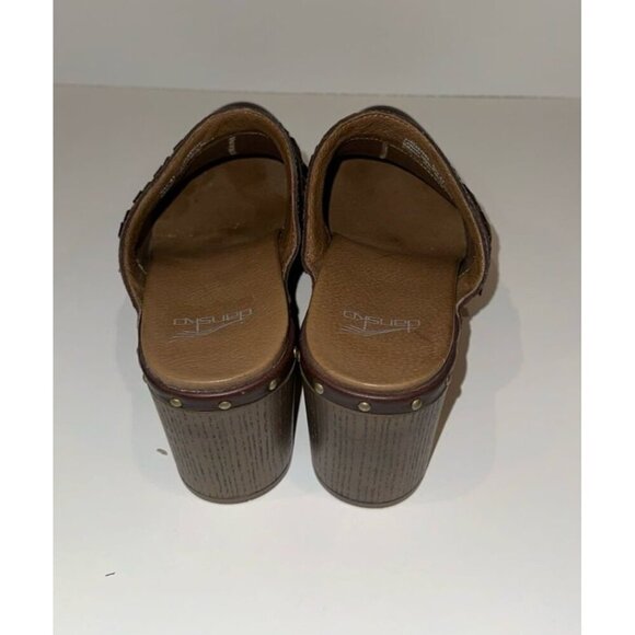 Dansko Deni Mule Clog Fringe Studded Women's Size 41 - Picture 3 of 11